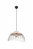 Lampa wisząca pleciona rattanowa kolor naturalny owalna boho rystykalna industrialna minimalistyczna nad stół do salonu sypialni SANDRINE R36211032 Rl